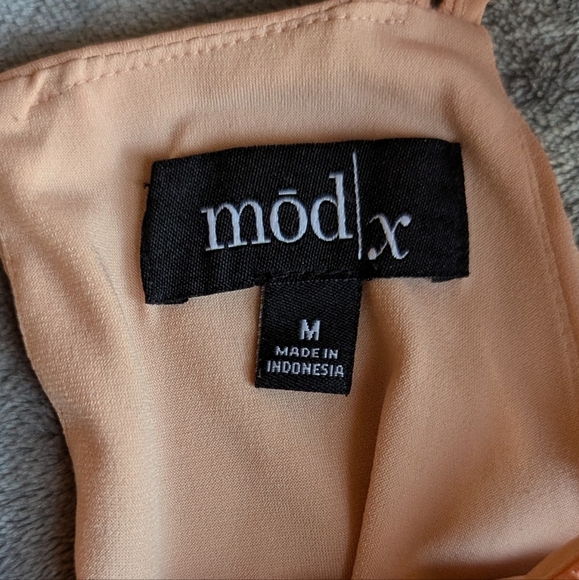 Mod X Dress Women's Size Medium Pink Blush Cruise Party Wedding Panel Sleeveless - Picture 5 of 14